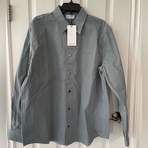 John Elliot Men’s Cloak Button Up Alloy Shirt Large